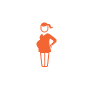 Icon einer schwangeren Frau