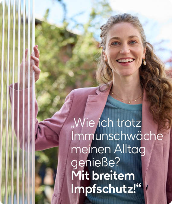 Alltag genießen trotz Immunschwäche Junge Frau, Mitte 30